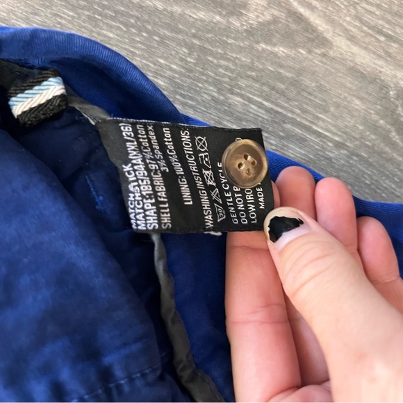 Matchstick Men’s Slim-Fit Casual Chino Pants Size 36 - Picture 4 of 7